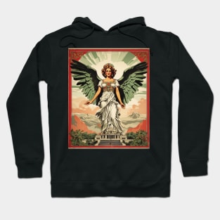 Angel de la Independencia Mexico Tourism Vintage Poster 2 Hoodie